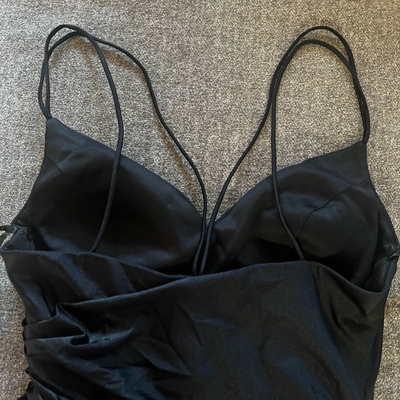 Beautiful brand new :never used black Amelia Couture long gown/ dress - Picture 2 of 5